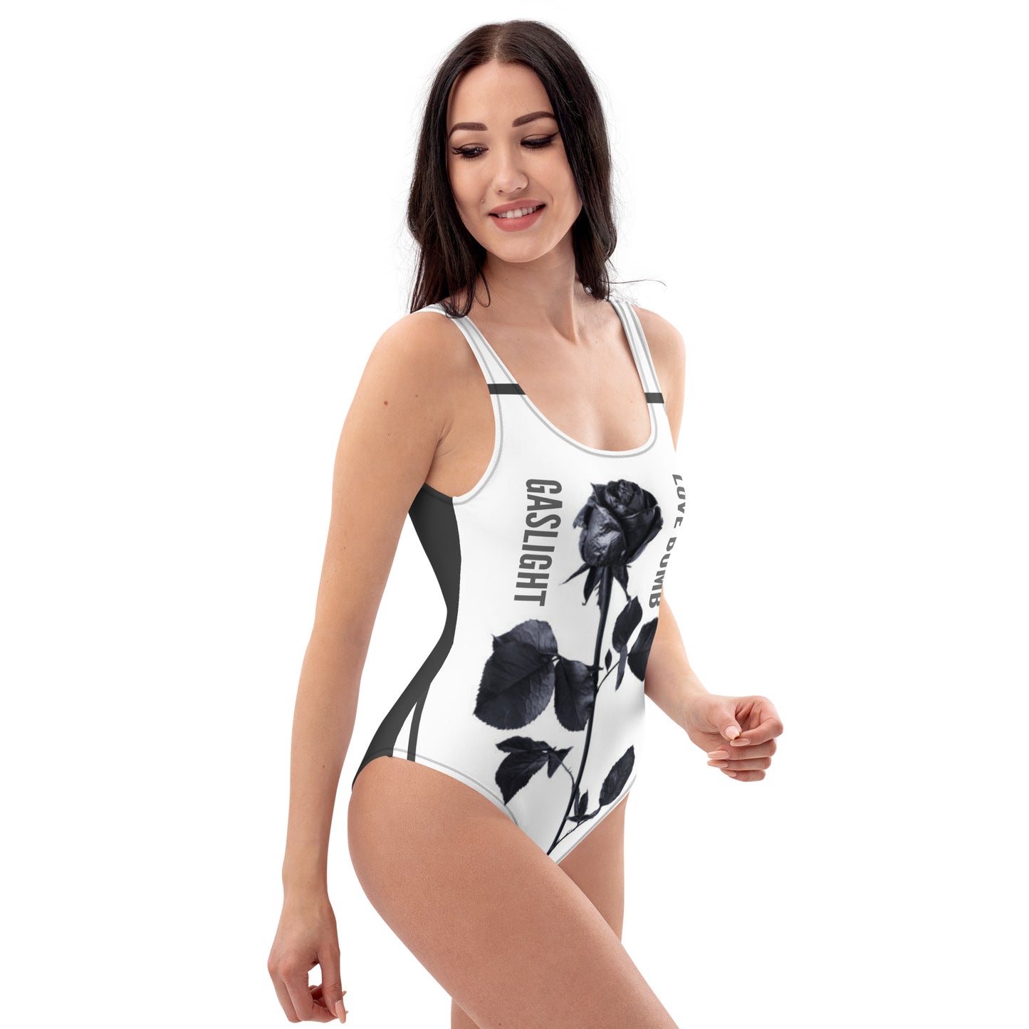 THE DARK TRIAD: Gaslight + Love Bomb One-Piece Swimsuit