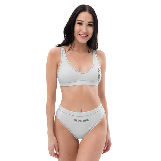 THE DARK TRIAD: The Dark Triad Collection High-Waisted Bikini Silver