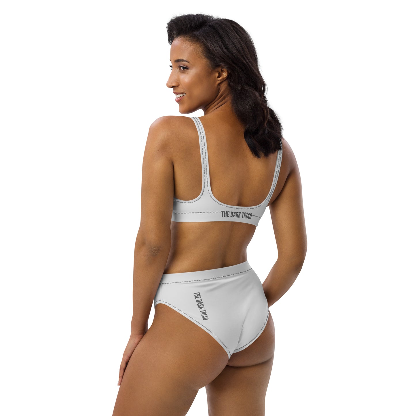 THE DARK TRIAD: The Dark Triad Collection High-Waisted Bikini Silver