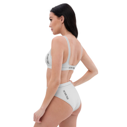 THE DARK TRIAD: The Dark Triad Collection High-Waisted Bikini Silver