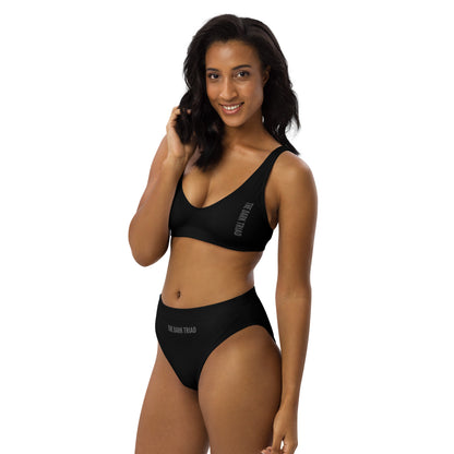 THE DARK TRIAD: The Dark Triad Collection High-Waisted Bikini Black