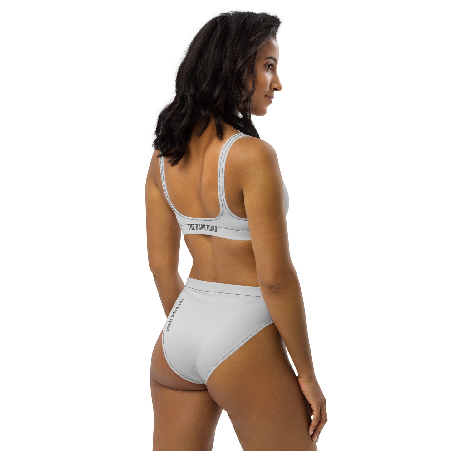 THE DARK TRIAD: The Dark Triad Collection High-Waisted Bikini Silver