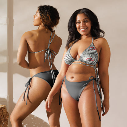 THE DARK TRIAD: TOXIC String Bikini - Grey