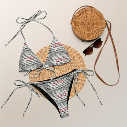 THE DARK TRIAD: TOXIC All Over String Bikini