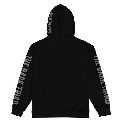 THE DARK TRIAD: BOUNDARIES Unisex Zip Hoodie