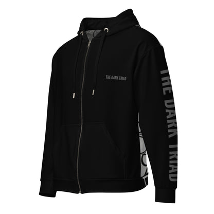 THE DARK TRIAD: BOUNDARY ISSUES II Tattoo Unisex Zip Hoodie