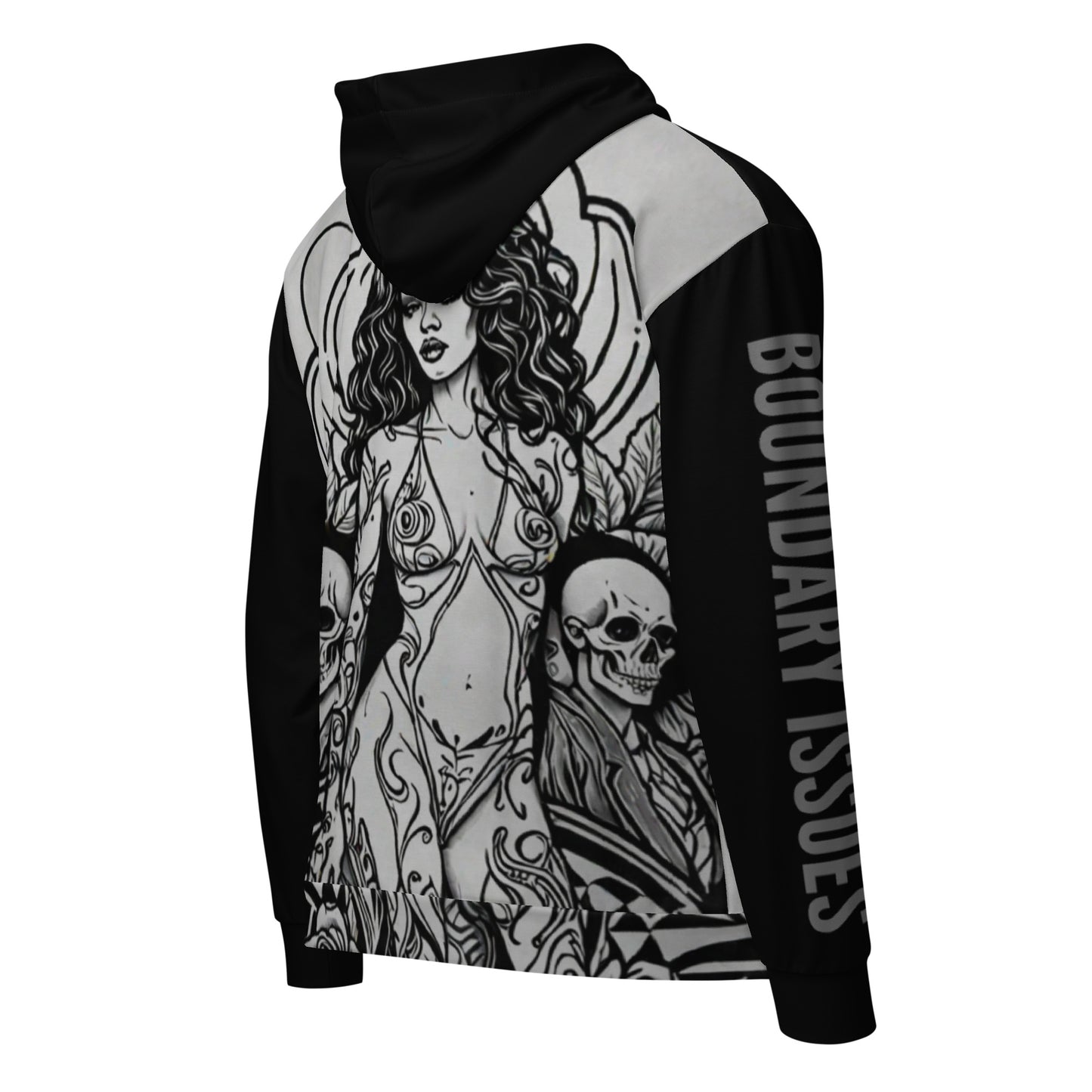 THE DARK TRIAD: BOUNDARY ISSUES II Tattoo Unisex Zip Hoodie