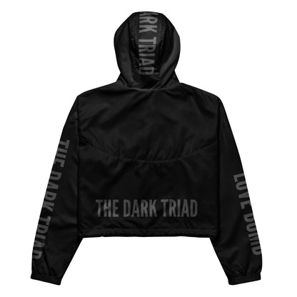 THE DARK TRIAD: LOVE BOMB Women’s Cropped Windbreaker