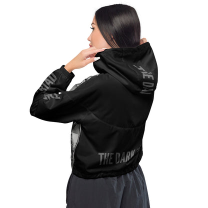 THE DARK TRIAD: LOVE BOMB Women’s Cropped Windbreaker