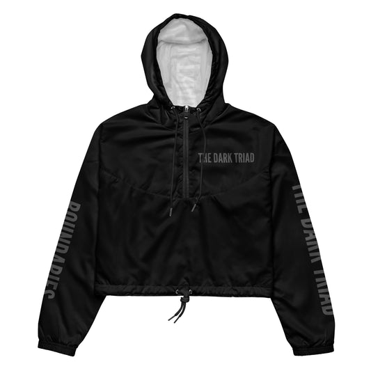 THE DARK TRIAD: BOUNDARIES II Women’s Cropped Windbreaker