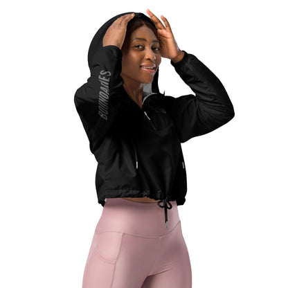 THE DARK TRIAD: BOUNDARIES II Women’s Cropped Windbreaker