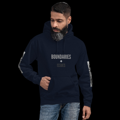 THE DARK TRIAD: BOUNDARIES + ISSUES Unisex Hoodie