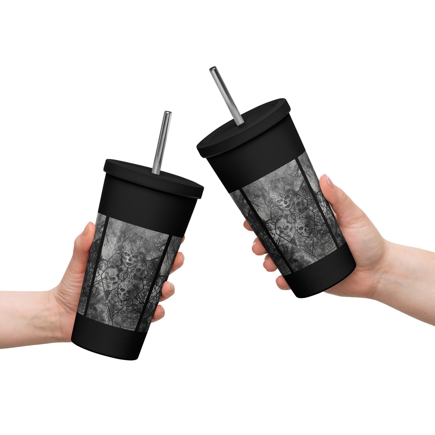 THE DARK TRIAD: DARK EMPATH Insulated Tumbler with a Straw