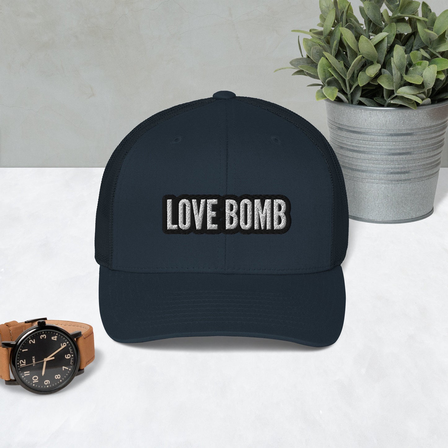 THE DARK TRIAD: LOVE BOMB Trucker Cap