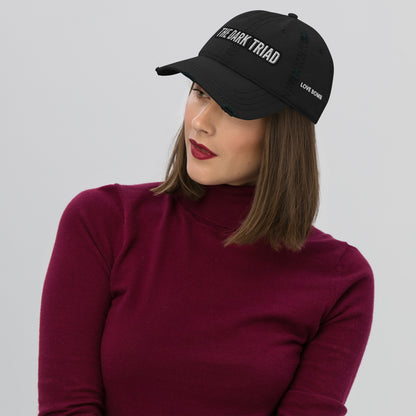 THE DARK TRIAD: LOVE BOMB Distressed Dad Hat