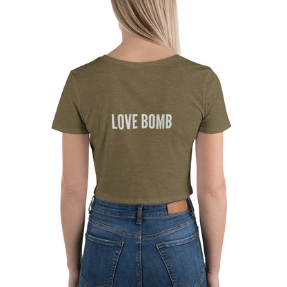 THE DARK TRIAD: LOVE BOMB Women’s Crop Tee