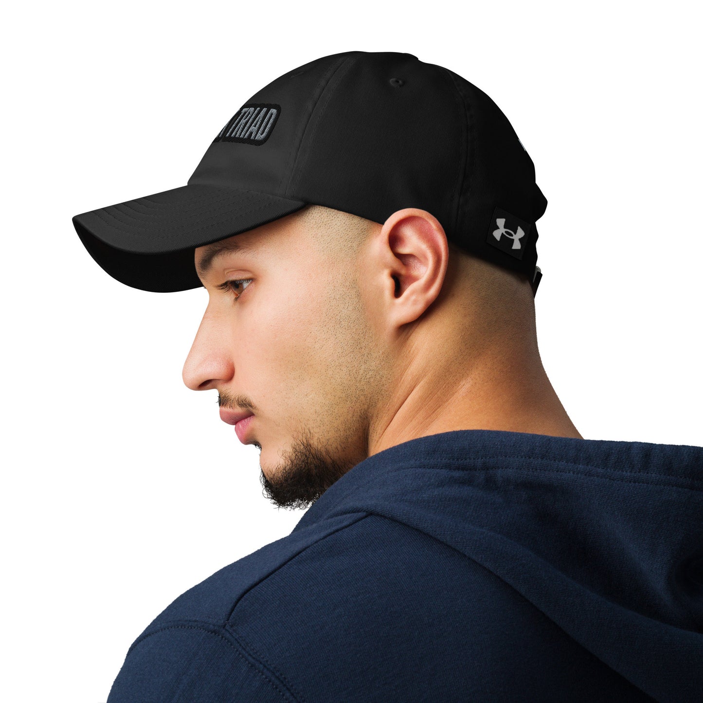 THE DARK TRIAD: BOUNDARIES Grey Embroidered Under Armour® dad hat