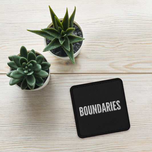 THE DARK TRIAD: Boundaries Embroidered Patches