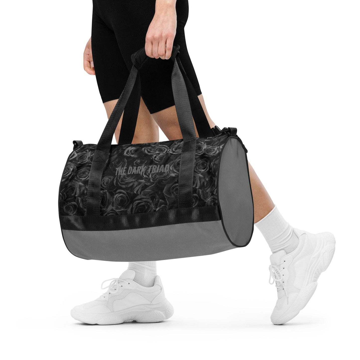 THE DARK TRIAD: BLACK ROSE Gym Bag - Grey