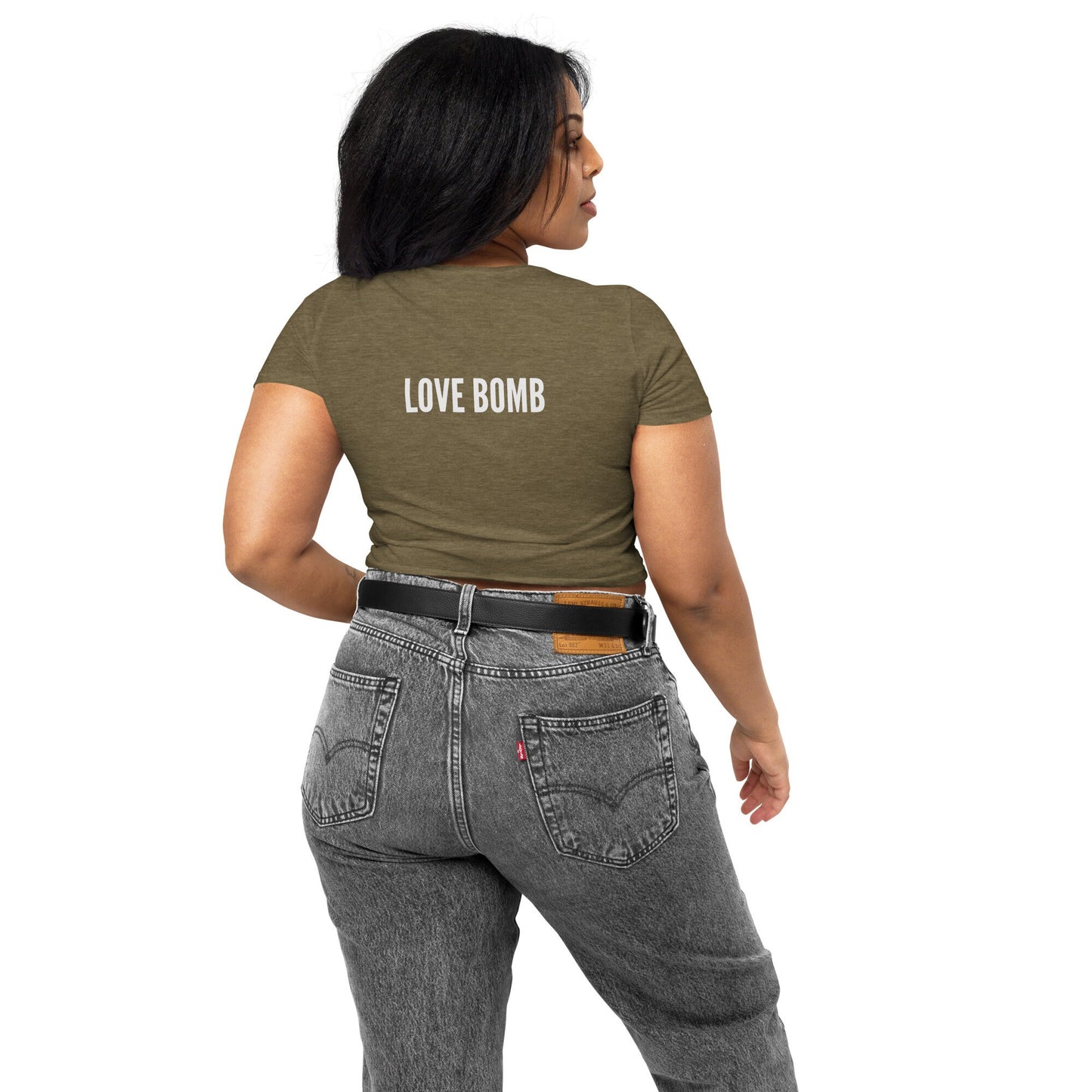 THE DARK TRIAD: LOVE BOMB Women’s Crop Tee