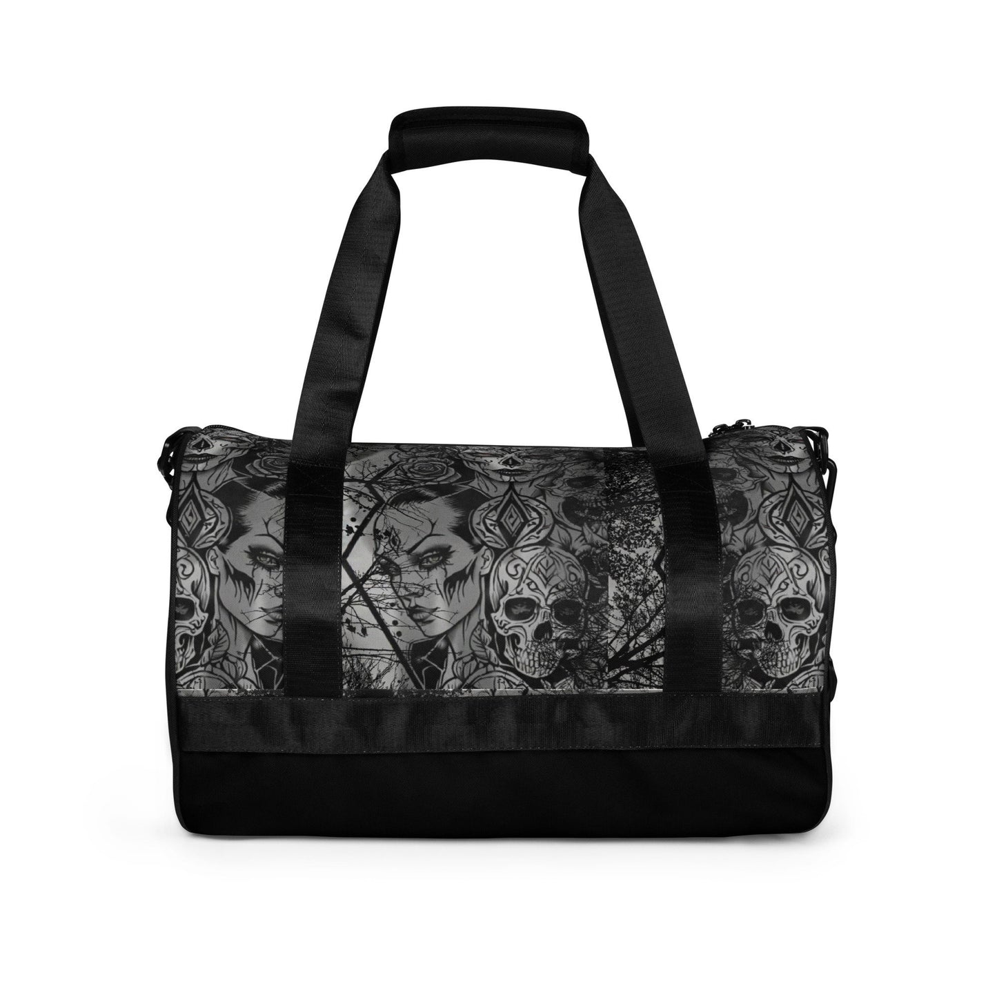 THE DARK TRIAD: Dark Empath Black Gym Bag