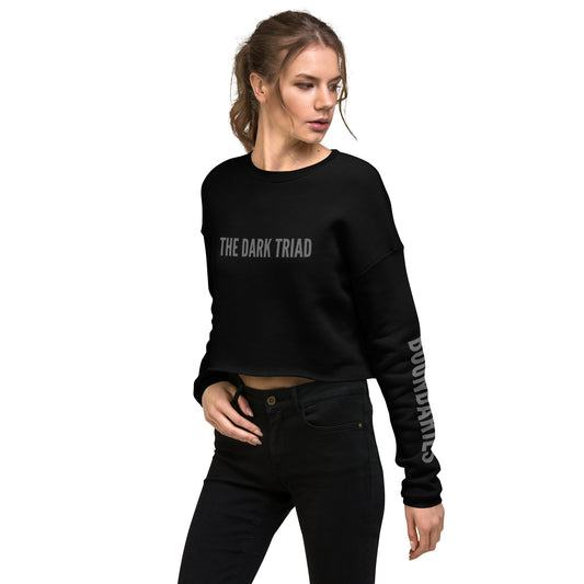 THE DARK TRIAD: Boundaries Crop Sweatshirt