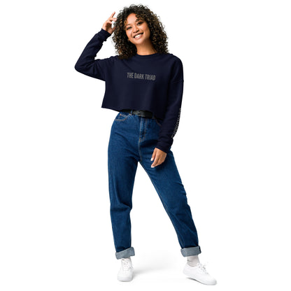 THE DARK TRIAD: Boundaries Crop Sweatshirt