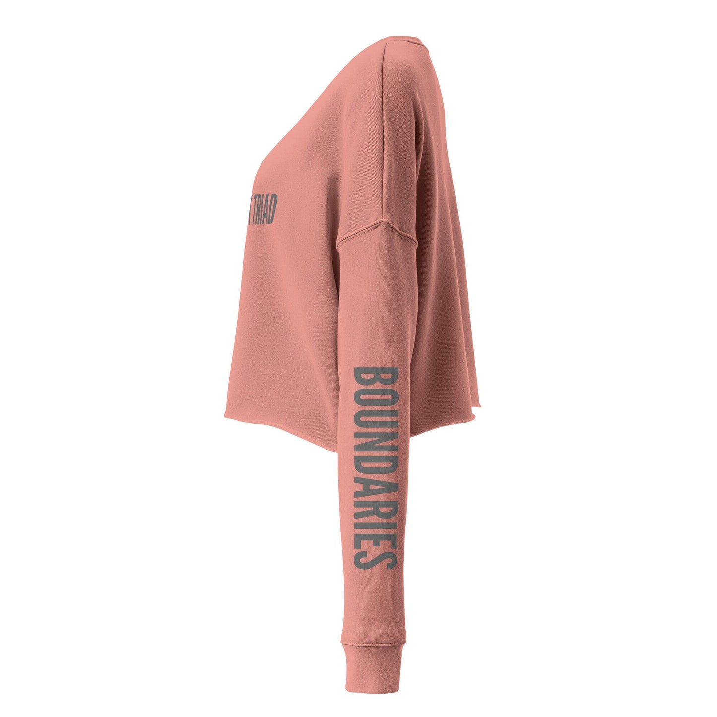 THE DARK TRIAD: Boundaries Crop Sweatshirt