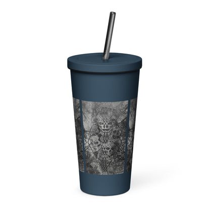 THE DARK TRIAD: DARK EMPATH Insulated Tumbler with a Straw