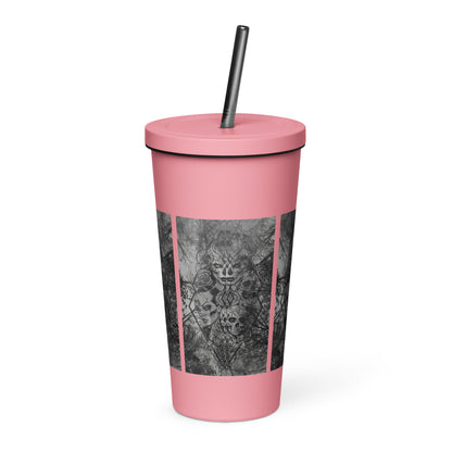 THE DARK TRIAD: DARK EMPATH Insulated Tumbler with a Straw