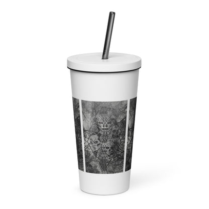 THE DARK TRIAD: DARK EMPATH Insulated Tumbler with a Straw