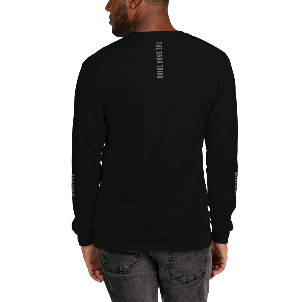 THE DARK TRIAD: GASLIGHT Minimalist Men’s Long Sleeve Shirt