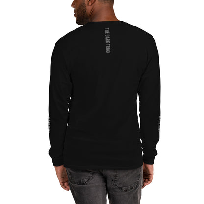 THE DARK TRIAD: GASLIGHT Minimalist Men’s Long Sleeve Shirt