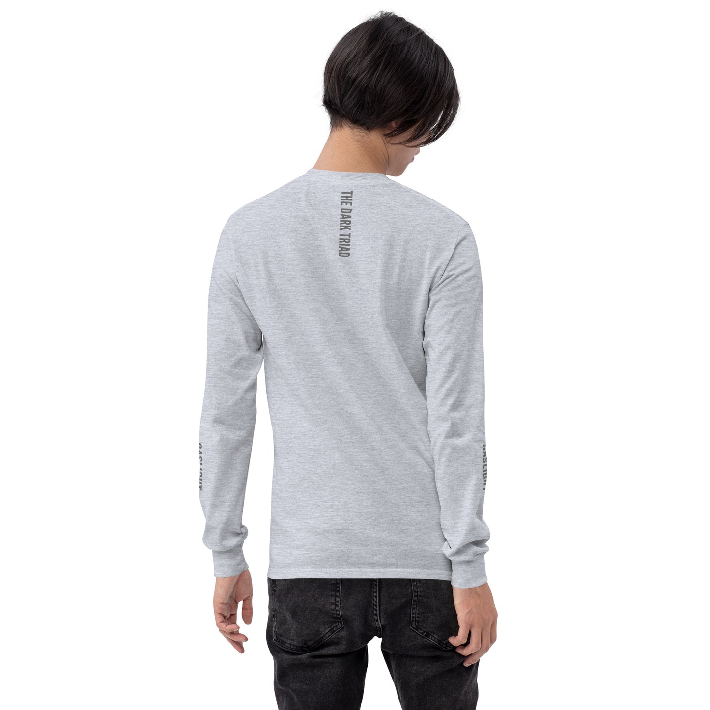 THE DARK TRIAD: GASLIGHT Minimalist Men’s Long Sleeve Shirt