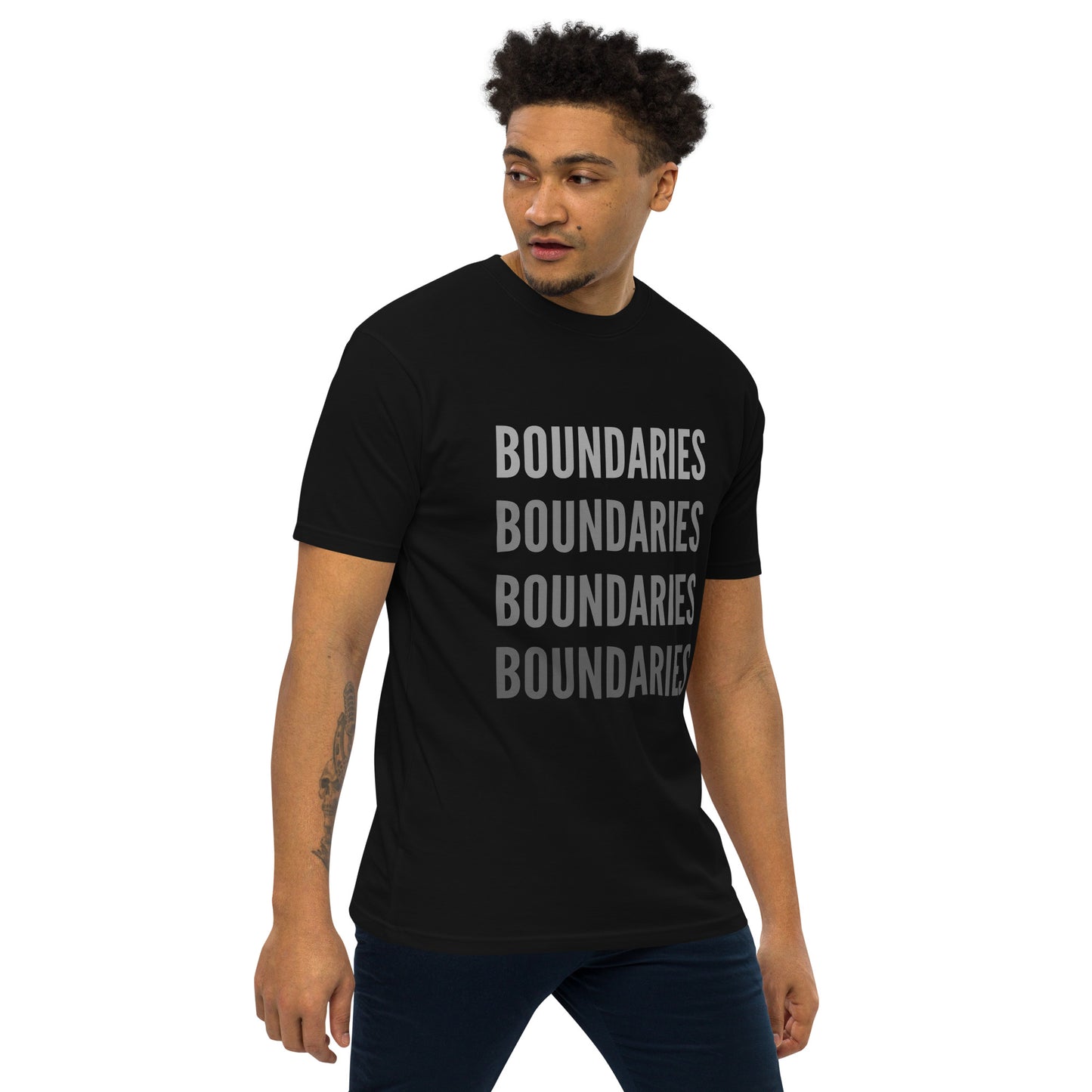 THE DARK TRIAD: BOUNDARIES Men’s Premium Heavyweight Tee