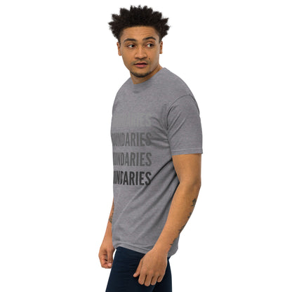 THE DARK TRIAD: BOUNDARIES Men’s Premium Heavyweight Tee