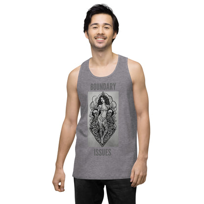 THE DARK TRIAD: BOUNDARY ISSUES Men’s Premium Tattoo Tank Top