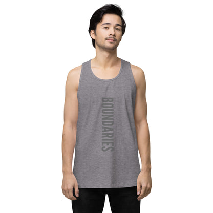 THE DARK TRIAD: BOUNDARIES III Men’s Premium Tank Top