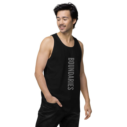 THE DARK TRIAD: BOUNDARIES III Men’s Premium Tank Top