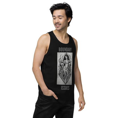 THE DARK TRIAD: BOUNDARY ISSUES Men’s Premium Tattoo Tank Top