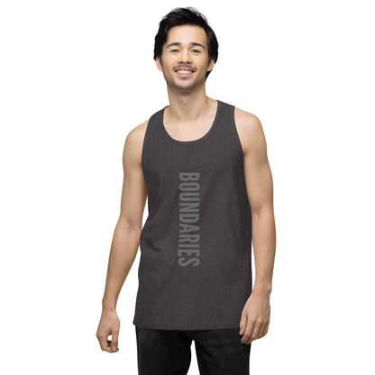 THE DARK TRIAD: BOUNDARIES III Men’s Premium Tank Top