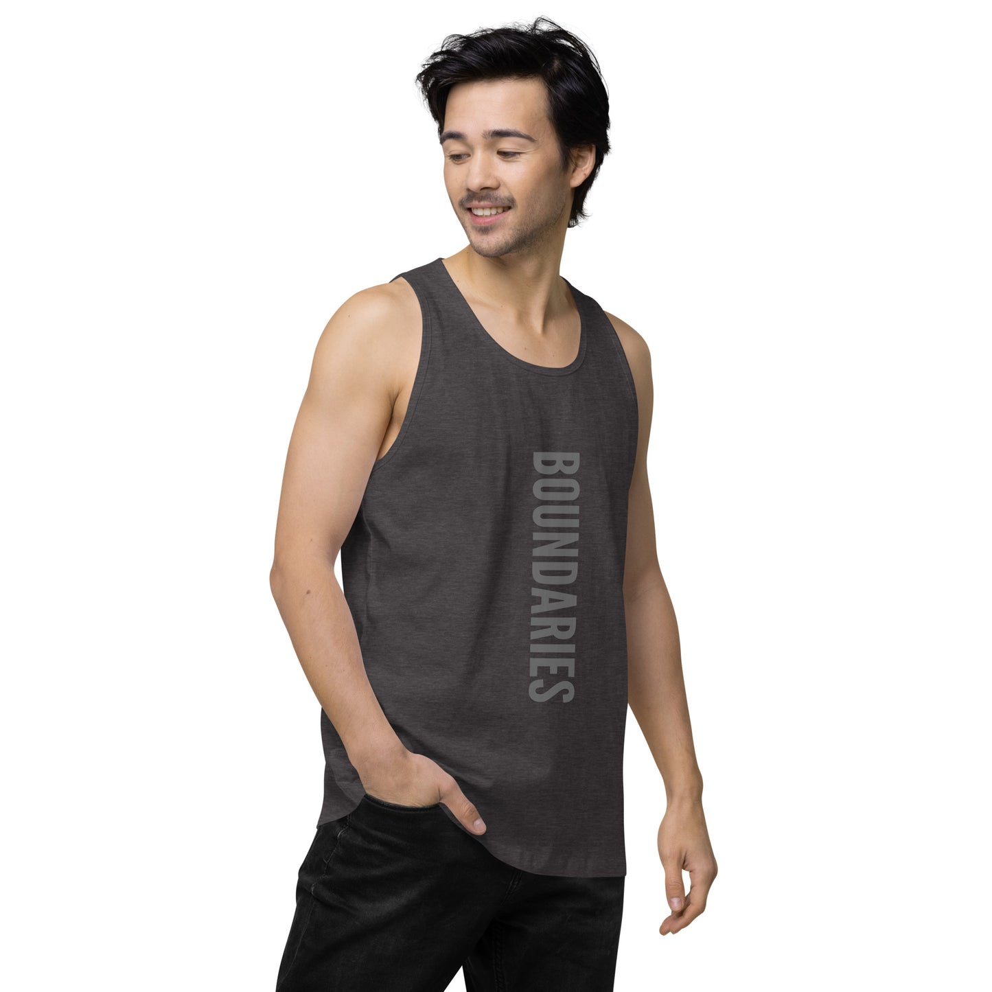 THE DARK TRIAD: BOUNDARIES III Men’s Premium Tank Top