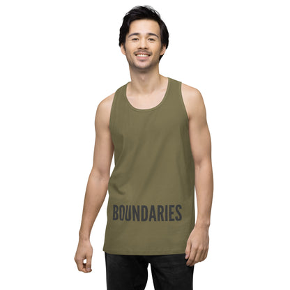 THE DARK TRIAD: BOUNDARIES II Men’s Premium Tank Top