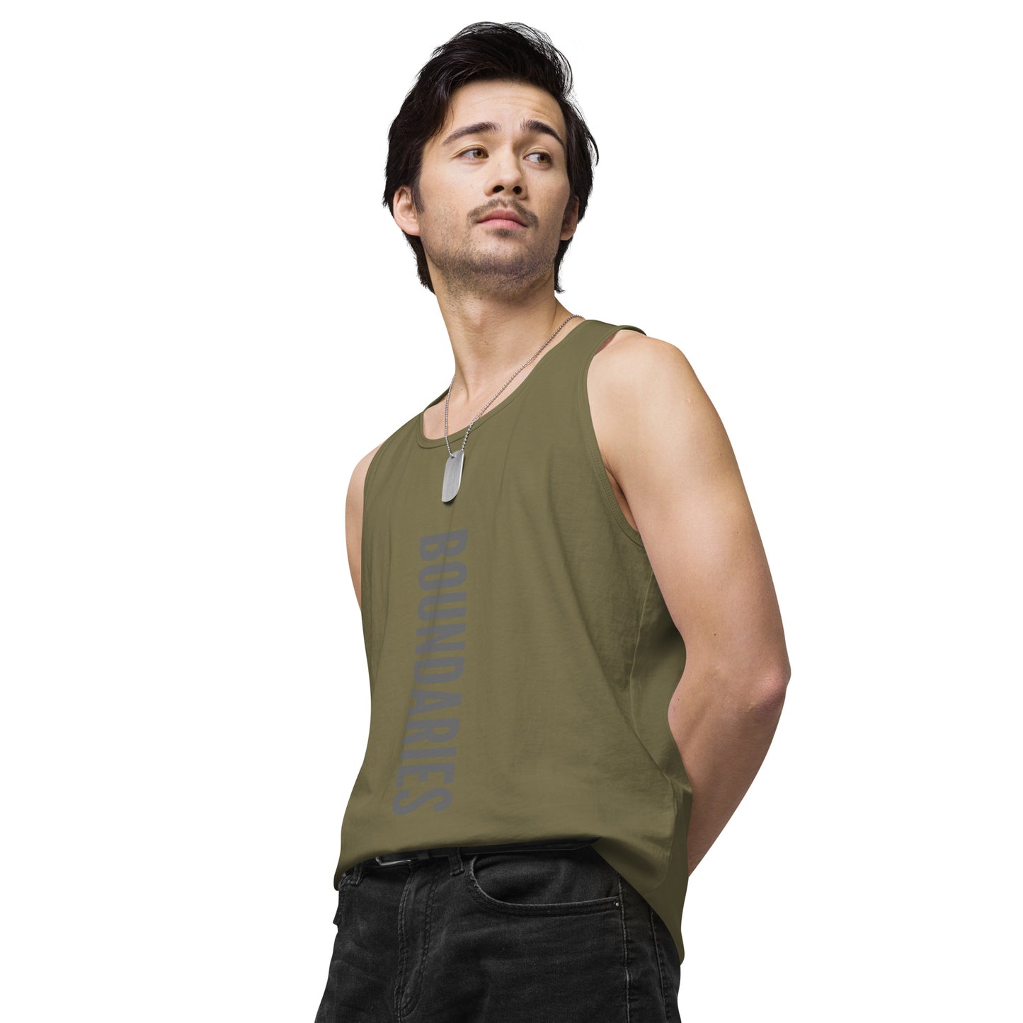 THE DARK TRIAD: BOUNDARIES III Men’s Premium Tank Top