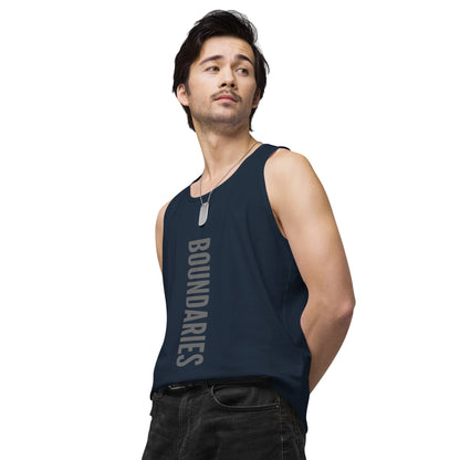 THE DARK TRIAD: BOUNDARIES III Men’s Premium Tank Top