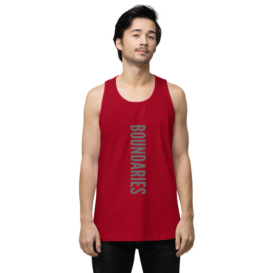 THE DARK TRIAD: BOUNDARIES III Men’s Premium Tank Top