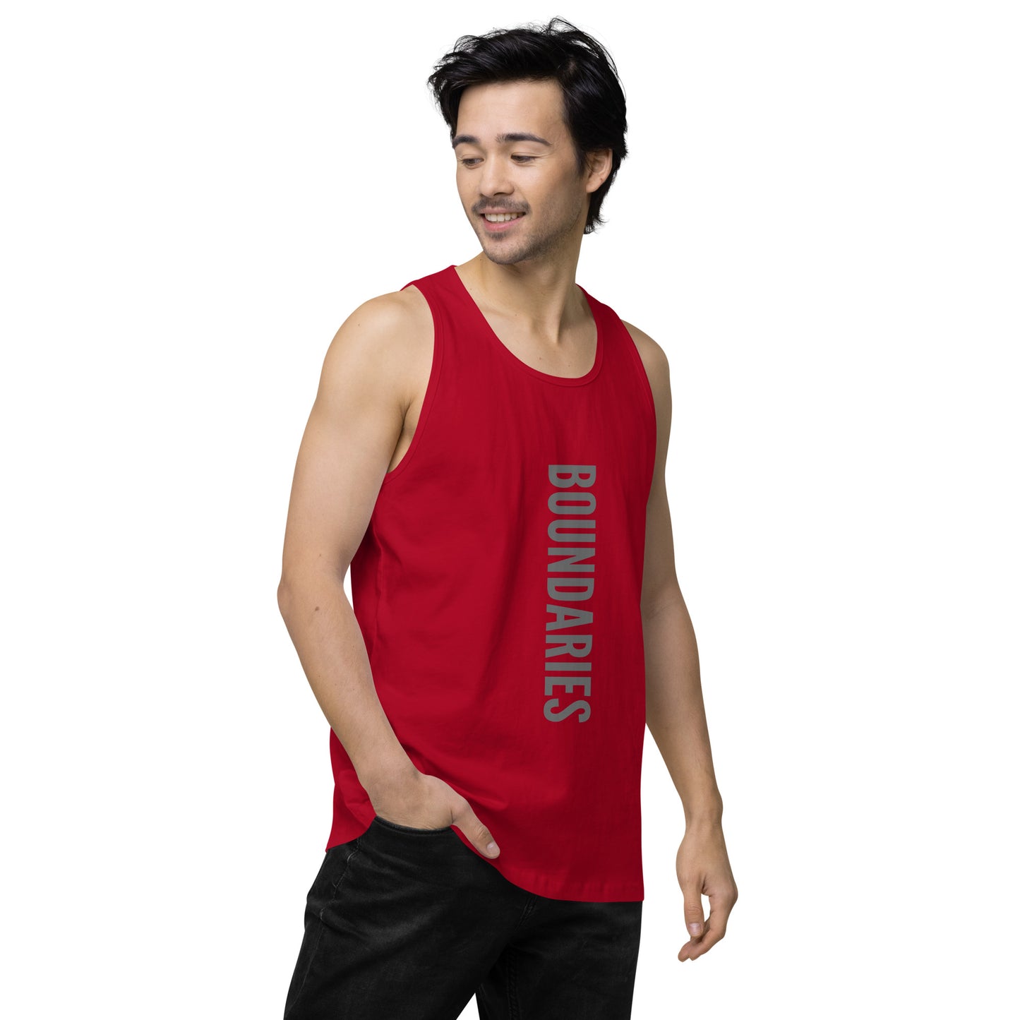 THE DARK TRIAD: BOUNDARIES III Men’s Premium Tank Top