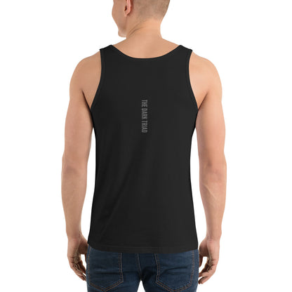 THE DARK TRIAD: Minimalist Men's Tank Top - Silver