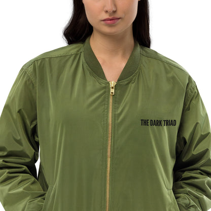 The Dark Triad Bomber Jacket - Olive Edition