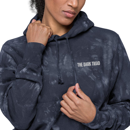 THE DARK TRIAD Unisex Champion Tie-Dye Hoodie